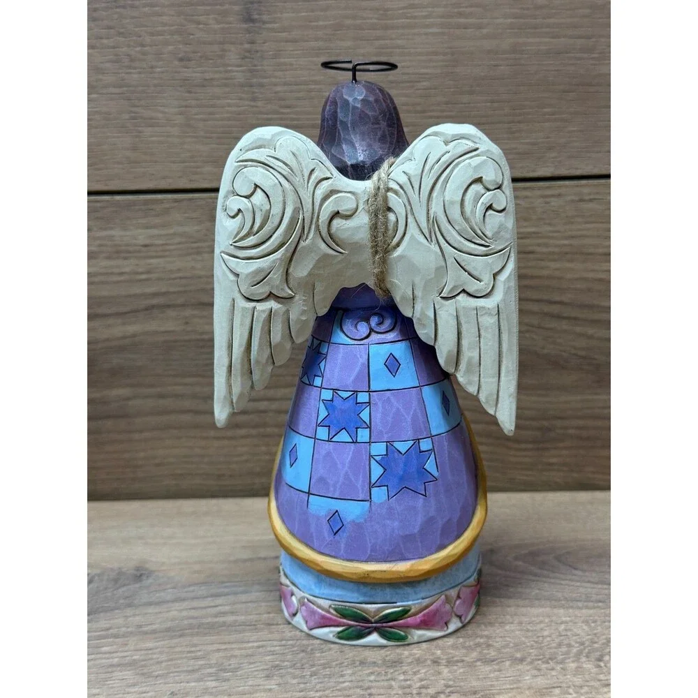 Jim Shore Heartwood Creek Starlit Serenity Angel Nativity Resin Figurine